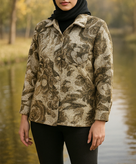 مانتو پاییزه تک جیب زنانه جنس ریما - سایز 40 تا 50 - 5 رنگ