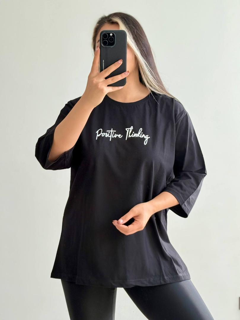 تیشرت لانگ آستین سه‌ربع زنانه طرح قلب  - پنبه سوپر 10 رنگ