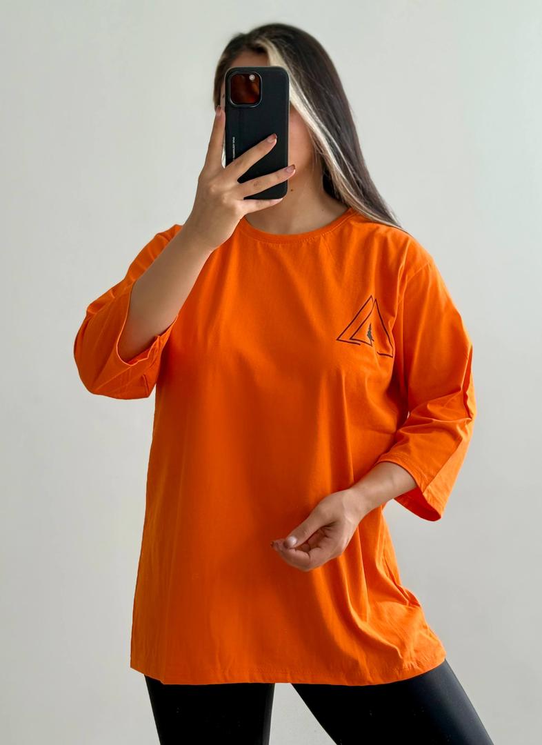 تیشرت لانگ آستین سه‌ربع زنانه طرح قلب  - پنبه سوپر 10 رنگ