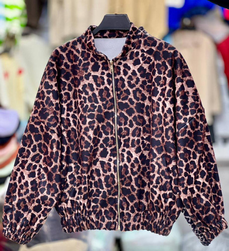 بامبر پلنگی زنانه فوتر - سایز فری ۳۸ تا ۴۸