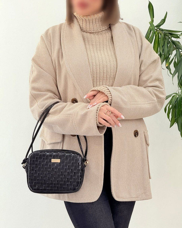 پالتو فوتر کجراه یقه آرشال