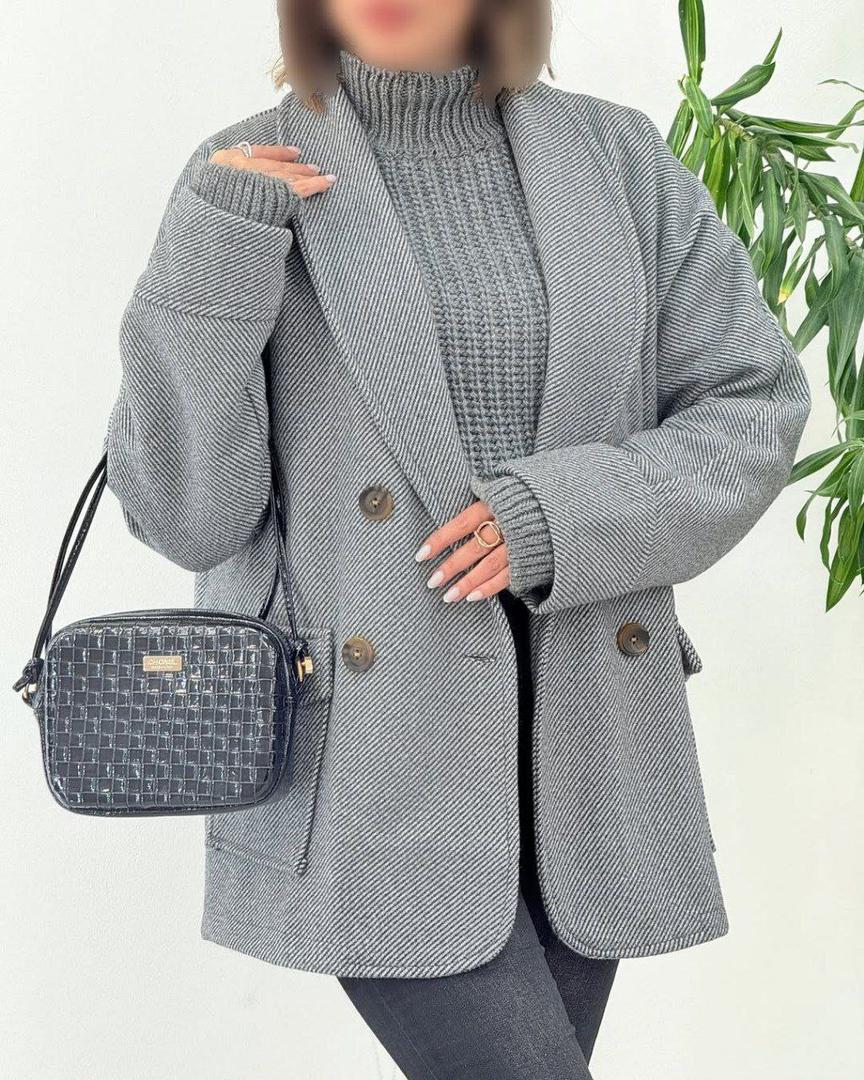 پالتو فوتر کجراه یقه آرشال