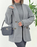 پالتو فوتر کجراه یقه آرشال