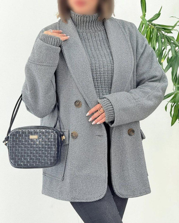 پالتو فوتر کجراه یقه آرشال