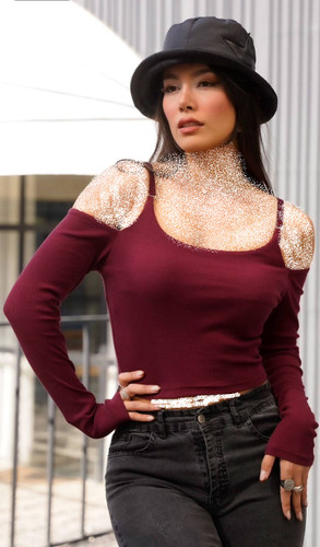 کراپ تاپ بند سوتیئنی زنانه