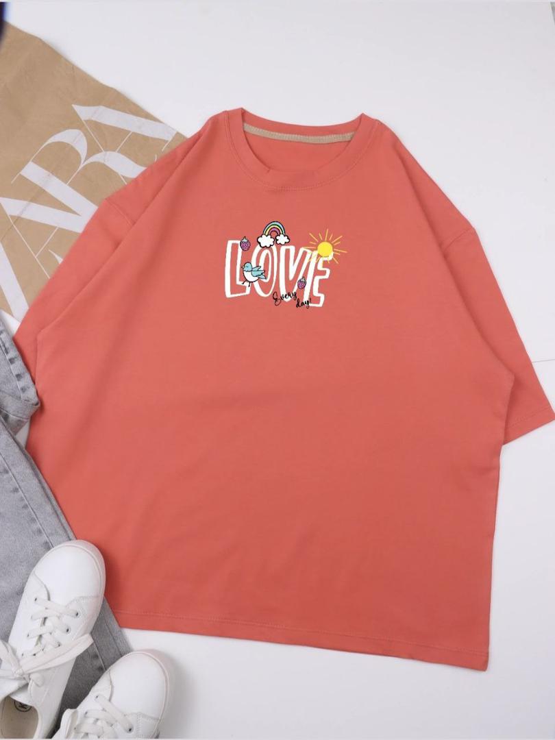 تیشرت باکسی زنانه پنبه سوپر سایز 36 تا 48 عرض سینه 62 قد 68 هشت رنگ