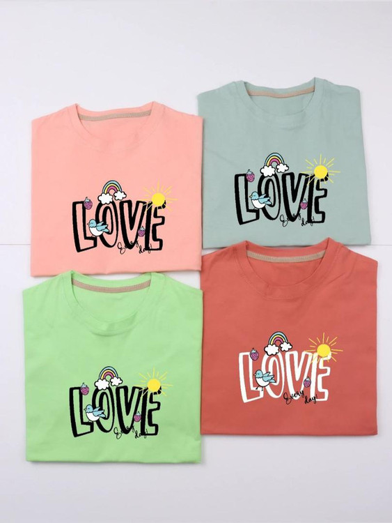 تیشرت باکسی زنانه پنبه سوپر سایز 36 تا 48 عرض سینه 62 قد 68 هشت رنگ