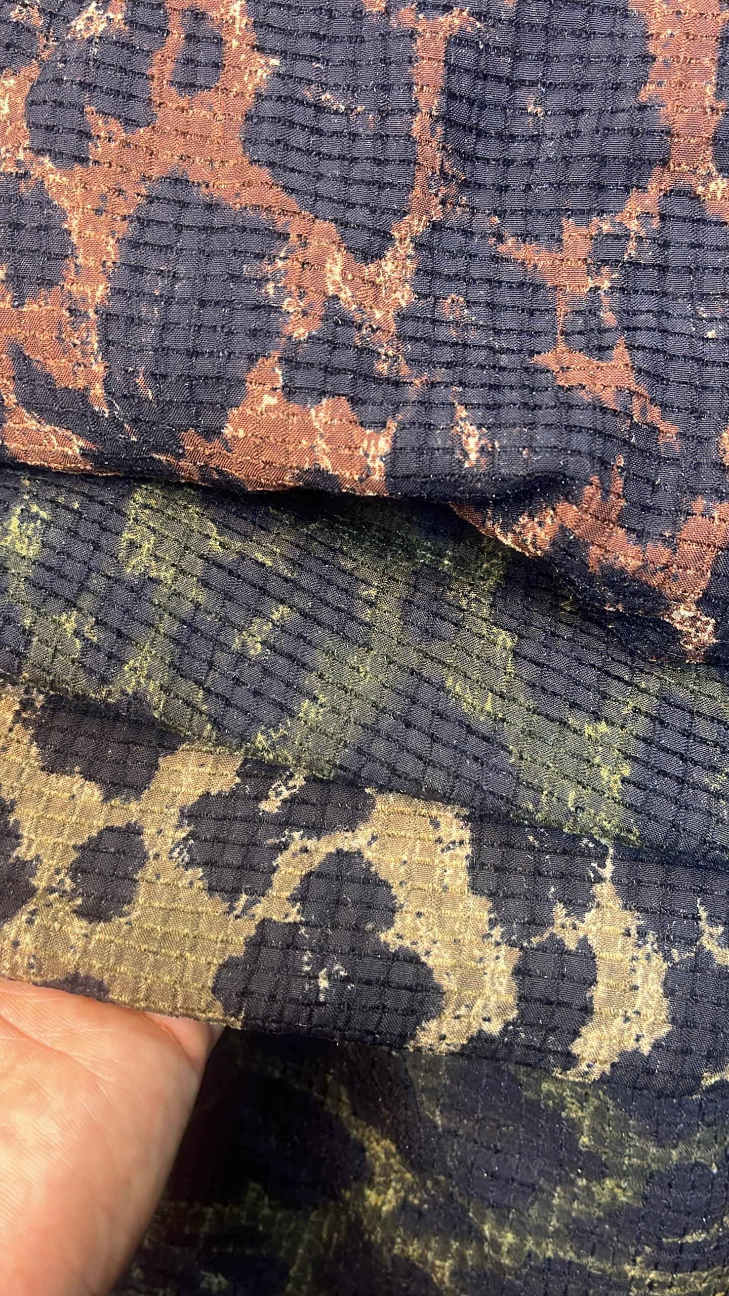 ست مانتو شلوار پلنگی اسپیرال چاپی فری سایز - پارچه چاپی مدل ۱۴۰۴