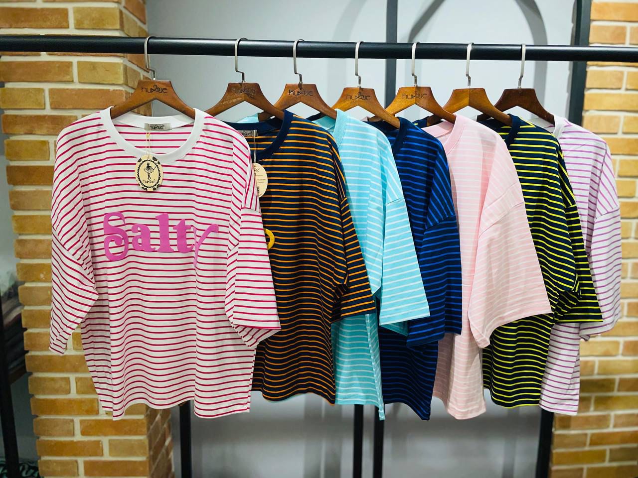 تیشرت باکسی راه راه