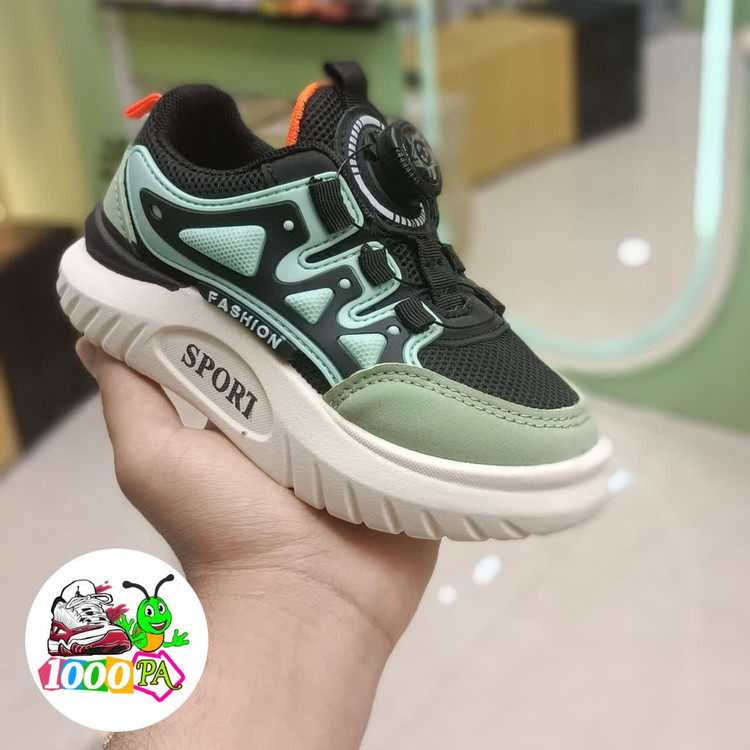 کتونی زیپلاین fashion sport وارداتی قابل شستشو سبک نرم و راحت - زیره pu طبی - سبز