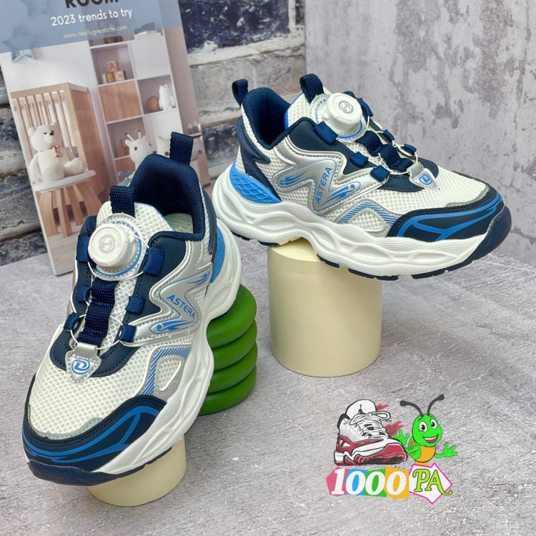 کتونی زیپ لاین طرح ASTERA وراداتی - رویه تنفسی - زیره طبی - آبی