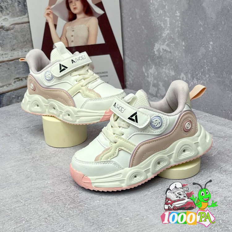 کتونی بچگانه وارداتی طرح ASHOES - صورتی