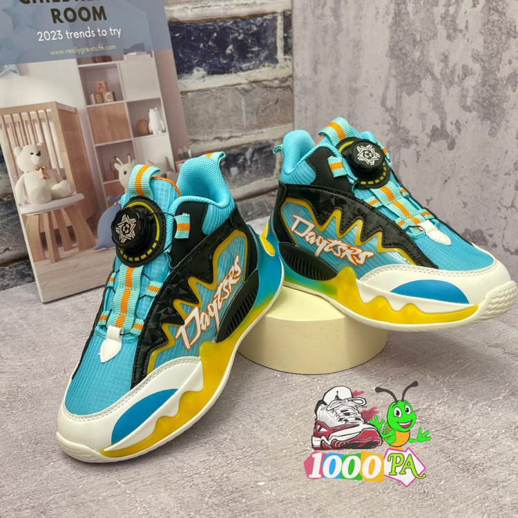 کتونی وارداتی مارک پسرانه طرح dayters زیپلاین کد 72 آبی فیروزه ای