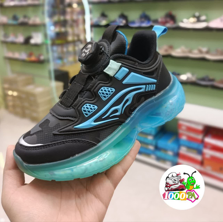 کتونی بچگانه زیپلاین ژله ای کد 54 - مارک رویه ضد آب درجه یک - سیاه