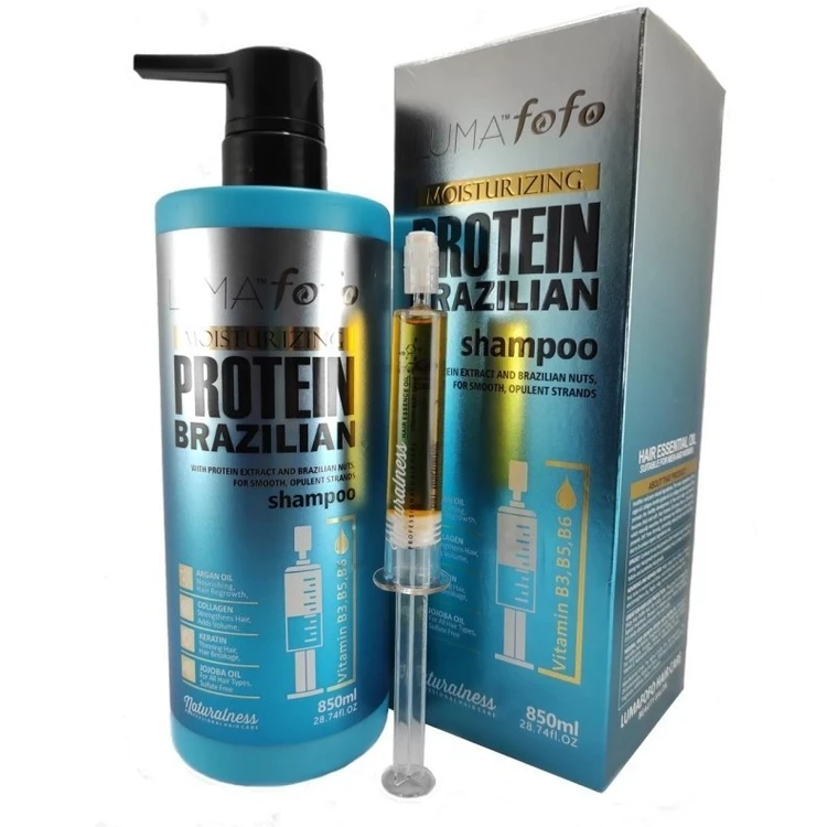 خرید قسطی شامپو پروتئین کراتین برزیلی لوما فوفو نانو 850 میلی‌لیتر - مرطوب‌کننده و ترمیم‌کننده مو ( تضمین کیفیت و اصالت)