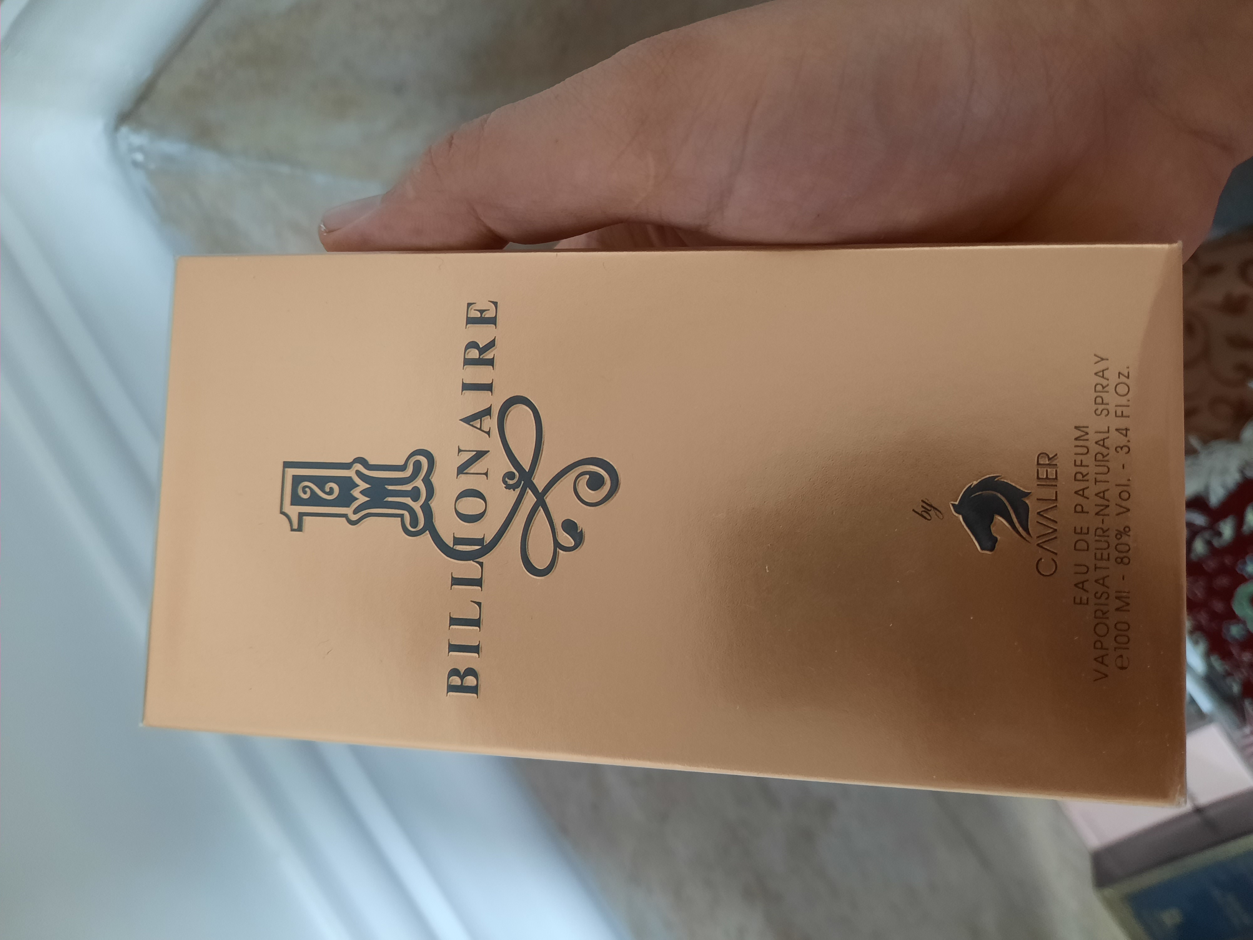 عطر بیلیونر کavalier مردانه 100 میل | رایحه گرم و شیرین الهام گرفته از Paco Rabanne 1 Million با حس لوکس، قدرتمند و اغواگر