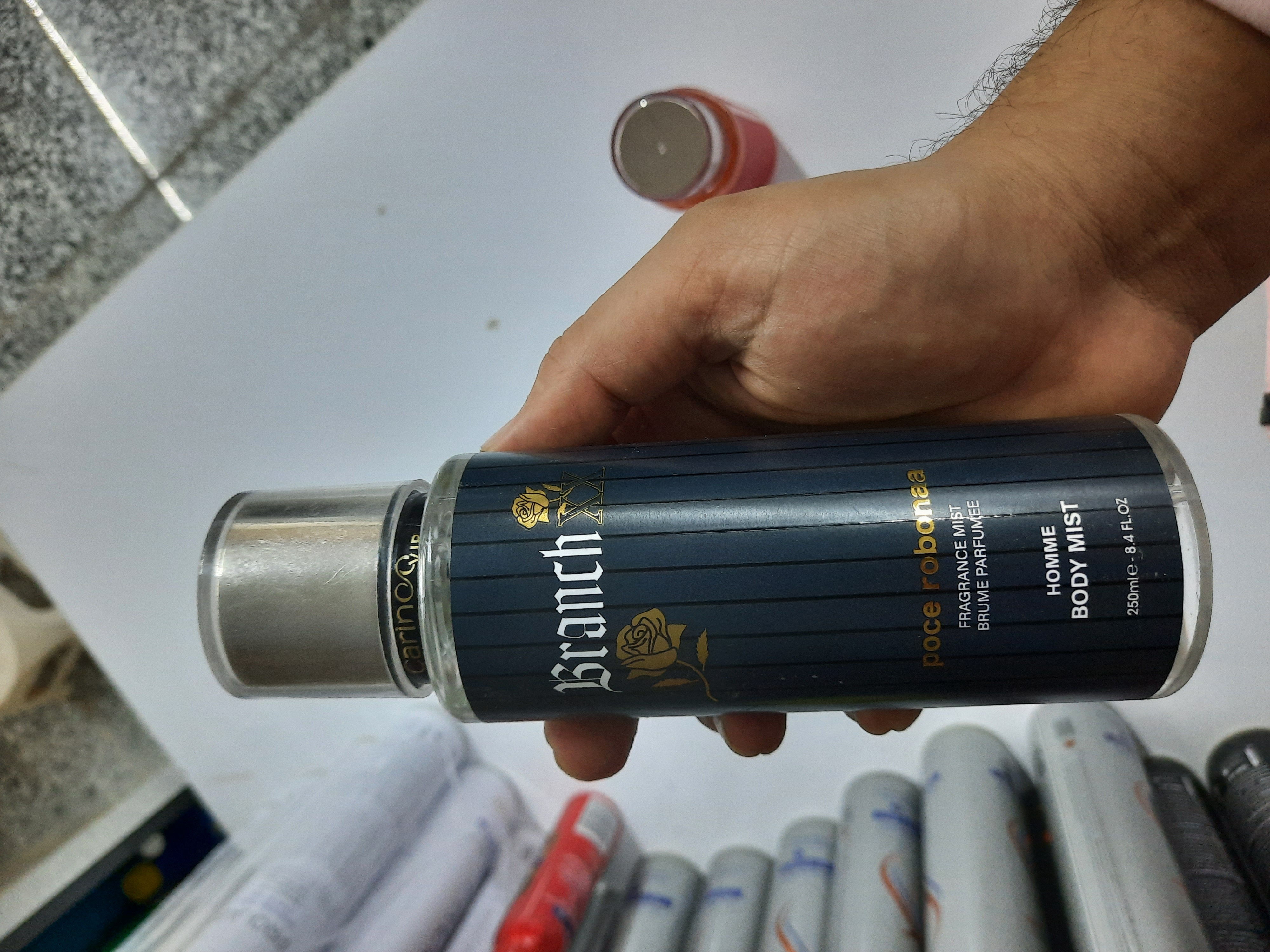 بادی میست مردانه برنچ Branch Poce Robanea الهام گرفته از Paco Rabanne 1 Million حجم 250 میل | رایحه گرم و شیرین اغواگر مردانه