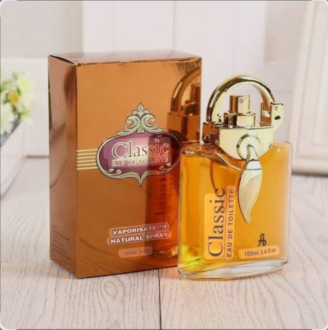 ادکلن کلاسیک Classic شرکتی اماراتی 100 میل؛ رایحه تند و خنک  چوبی  معطر اغواگر مردانه